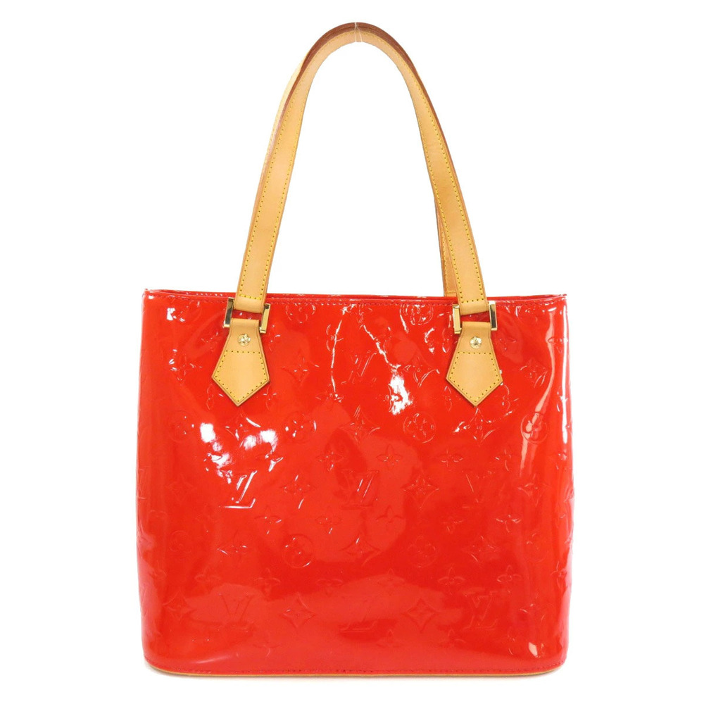 Louis Vuitton Tote Bag Houston Vernis Leather Black